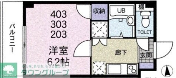 KT三光マンションの物件間取画像